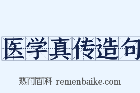 医学真传造句是什么意思的图片